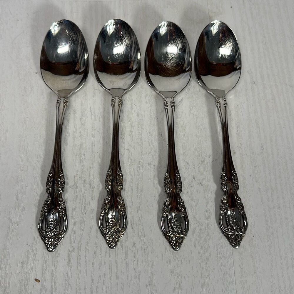 Oneida Brahms Community 7” Tablespoon Stainless Steel Flatware set‎ of 4